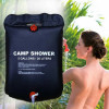 Душ туристичний 20л, Easy Camp Solar Shower, Чорний / Душ для дачі / Похідний душ / Переносний літній душ