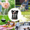 Душ туристичний 20л, Easy Camp Solar Shower, Чорний / Душ для дачі / Похідний душ / Переносний літній душ