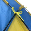 Намет пляжний тент "Ракушка" (210х120х100см) WM-0T103, Жовто-синій / Автоматичний двомісний намет