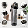 Пляшка ароматична спортивна для води Air Up Bottle 650 мл + 7 капсули Чорний