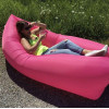 Надувной матрас (180х70 см) AIR SOFA CLOUD, Розовый / Шезлонг надувной / Ламзак