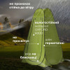 Туристичний намет душ-туалет 120х120х190 см автоматичний тент-роздевалка для літнього кемпінгу походу риболовлі