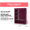 Тканевый шкаф складной STORAGE WARDROBE KM-105 на 2 секции (106х45х170 см), органайзер для одежды