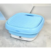 Портативна складана 8 ЛІТРОВ міністиральна машина Folding Washing Machine блакитна