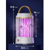 Антимоскітна лампа-ловичка Camping Mosquito Lamp 2 в 1 з нічником, USB Type-C, 5 Вт, 360°, до 20 м2, біла