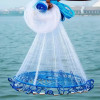 Рибальська мережа для ловлі риби FISH NET 0240 2,5 м кільце 45 см зручна та компактна модель