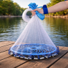 Рибальська мережа для ловлі риби FISH NET 0240 2,5 м кільце 45 см зручна та компактна модель