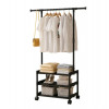 Вішалка підлогова SINGLE-POLE SHOE RACK 107-2 з полицями для взуття