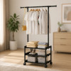 Вішалка підлогова SINGLE-POLE SHOE RACK 107-2 з полицями для взуття