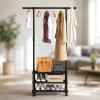 Вішалка підлогова SINGLE-POLE SHOE RACK 107-2 з полицями для взуття