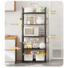 Полиця стелаж для кухні підлогова на 5 ярусів 50х170х30 см Storage rack XL-1330