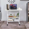 Стіл комп'ютерний на коліщатках з регулюванням висоти Laptop Table 60 х 40