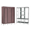 Складной каркасный тканевый шкаф Storage Wardrobe 88130, шкаф на три секции 130*45*175