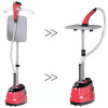 Відпарювач вертикальний для одягу Garment Steamer 2000W Червоний Паровий прас для всіх типів тканини