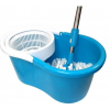 Универсальная швабра с отжимом-центрифугой и ведром Easy Mop “Круглая Швабра”