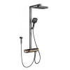 Душова стійка з тропічним душем Shower Set YLN16090L і змішувачем для ванної кімнати AND, золотий