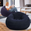 Надувне крісло-пуф Inflatable Sofa / Надувне крісло-мішок 110×110×85 см Темно-синій