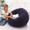 Надувне крісло-пуф Inflatable Sofa / Надувне крісло-мішок 110×110×85 см Темно-синій