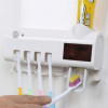 Держатель зубных щеток Brush Sterilizer, Белый / Диспенсер для зубной пасты / Уф стерилизатор