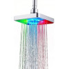 Лейка насадка для душа с LED подсветкой RGB светодиодная, квадратная 150 мм LED Shower head AND XL-902