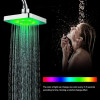 Лейка насадка для душа с LED подсветкой RGB светодиодная, квадратная 150 мм LED Shower head AND XL-902