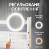 Туалетный столик STL-MD 73 с зеркалом и LED-подсветкой, с полками и ящиками, белый