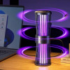 Лампа-ловушка для комарів LY-936 USB безшумна з функцією нічника й електричною сіткою 3000 В, чорна