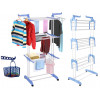 Багатоярусна сушарка для білизни, речей, одягу Garment rack with wheels складана