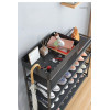 Стеллаж для обуви Shoe rack BLACK Полка для обуви-08-02, Металл, 60х18.5х78.5 см