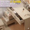 Туалетный столик с LED-зеркалом и выдвижными ящиками 80х40х137см STL-MD 83