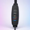 Світлодіодна фітолампа з таймером, 4 головки, від USB, 40 Вт / Гнучкий фітосвітильник для рослин