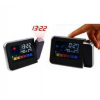 Годинник метеостанція з проєктором часу на стіну Color Screen 8190 календар
