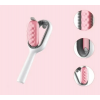 Щітка для вичісування шерсті хатніх тварин 4 в 1 Pet Cleaning Comb з масажем і чищенням речей Pink W28