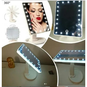 УЦІНКА! Дзеркало настільне з підсвіткою LED — бренд Large Led Mirror (Плохе паковання, пошкодження на дзеркалі 3225)