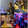 УЦІНКА! Настільна акумуляторна лампа з пультом 22 см нічник Троянда RGB Crystal Rose.(Плохе паковання 3274)