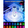 УЦІНКА! Настільна акумуляторна лампа з пультом 22 см нічник Троянда RGB Crystal Rose.(Плохе паковання 3274)