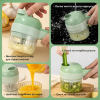 УЦІНКА! Ручний електричний подрібнювач для овочів 4 в 1 Food Chopper Catling (Погане пакування 3425)