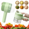 УЦІНКА! Ручний електричний подрібнювач для овочів 4 в 1 Food Chopper Catling (Погане пакування 3425)