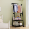 УЦІНКА! Пересувна підлогова вішалка для одягу THE NEW COAT RACK Чорний (Плохе паковання 3214)