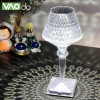 УЦІНКА! Настільна LED-лампа Crystal Table Lamp RGB із сенсорним керуванням, пультом керування, 16 кольорами підсвічування (