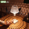 УЦІНКА! Настільна LED-лампа Crystal Table Lamp RGB із сенсорним керуванням, пультом керування, 16 кольорами підсвічування (