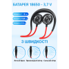 УЦІНКА! Вентилятор на шию з підсвіткою Fan 360° Чорно-червоний міні USB охолоджувач (Плохе паковання 3278)