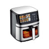 УЦЕНКА! Аэрогриль-аэрофритюрница Prime Kitchen AF8005ETG 12,5 л, 4400 Вт, с двойными нагревательными элементам (Вмятина 3537)