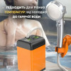 УЦІНКА! Портативний душ 3.7 В з дисплеєм температури, фільтром і регулюванням напору (Плохе паковання 3281)