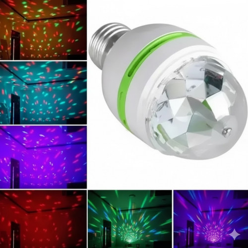 УЦІНКА!. Дисколампа LASER Rotating lamp, що обертається (Плохе паковання, тріщина на корпусі 3207