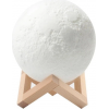УЦІНКА! Світильник-нічник 3D шар Місяць Moon Lamp на дерев'яній підставці 15 см (Плохе паковання 2792)