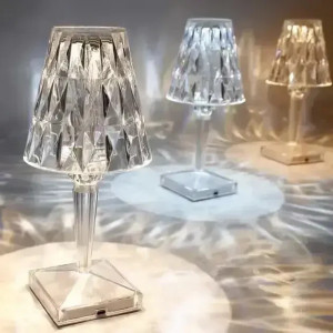 УЦІНКА! Декоративний LED світильник нічник Diamond light Діамант (Плохе паковання 3037)
