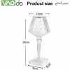 УЦЕНКА! Настольная LED лампа Crystal Table Lamp RGB с сенсорным управлением, пультом управления, 16 цветами (Плохая упаковка 3549)