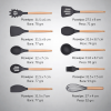 Набір силіконового кухонного приладдя 19 предметів Kitchen Set Кухонний набір із дощечкою