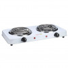Електрична настільна плита дві конфорки Hot Plate HP-JX2020B спіральний тен, 2 кВт, 5 режимів Білий UKG